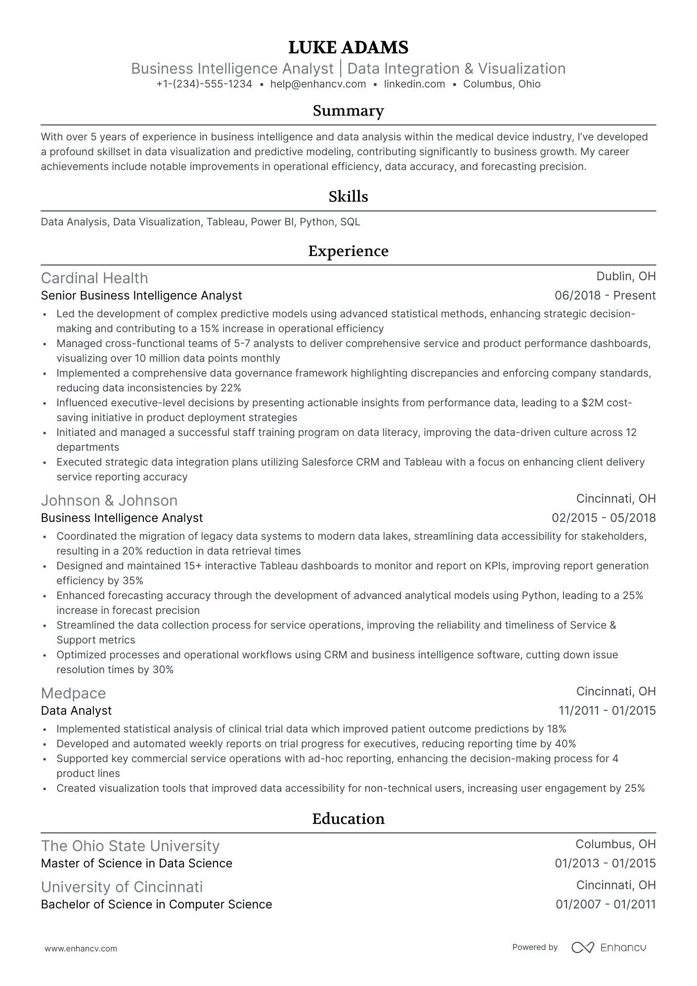 10 Senior Business Analyst Resume Examples & Guide for 2026