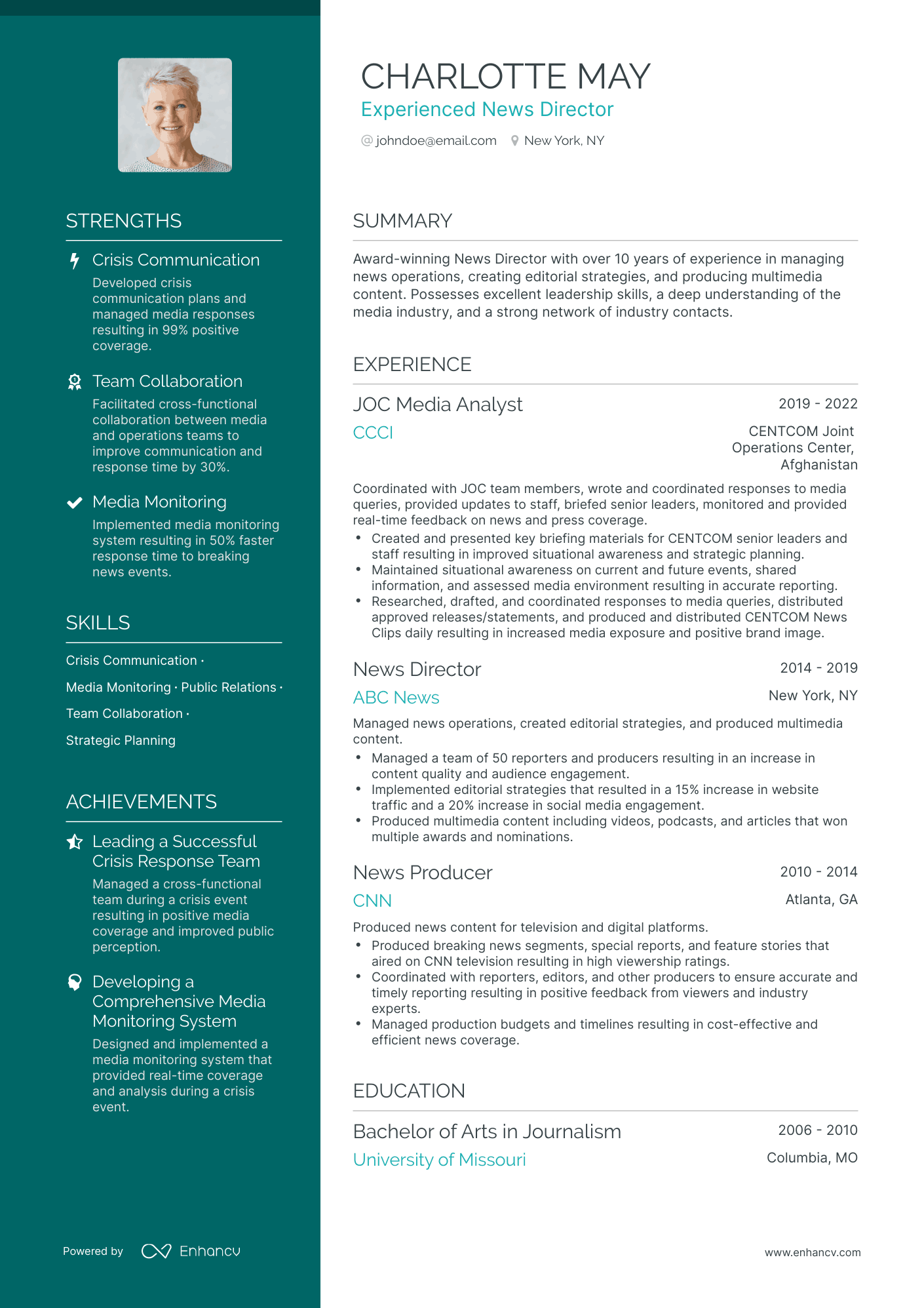 8 Journalist Resume Examples & Guide for 2024