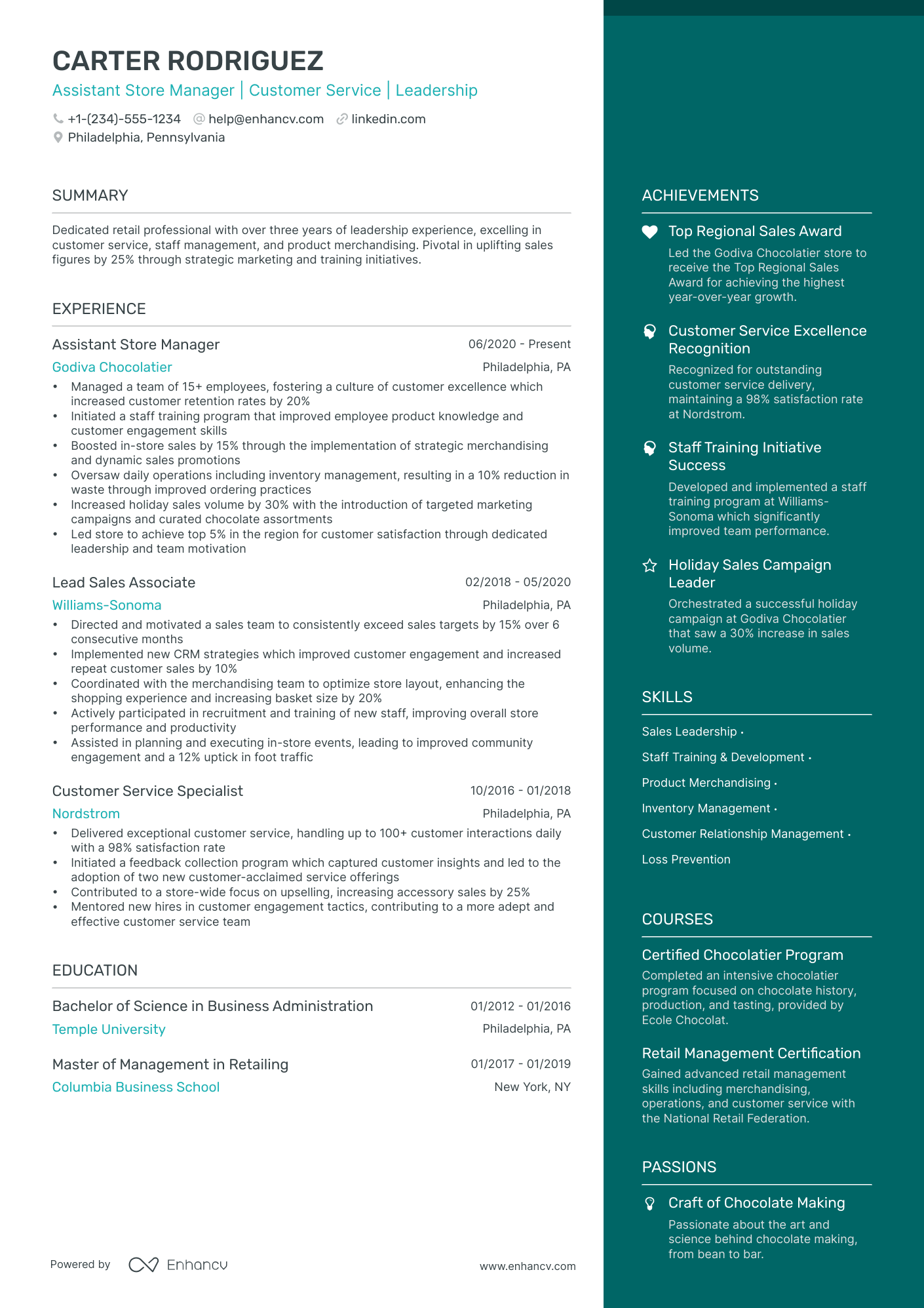 5 Deputy Manager Resume Examples & Guide for 2024