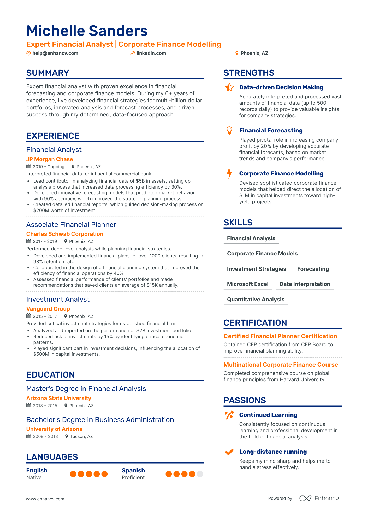 5 Financial Analyst Intern Resume Examples & Guide for 2023