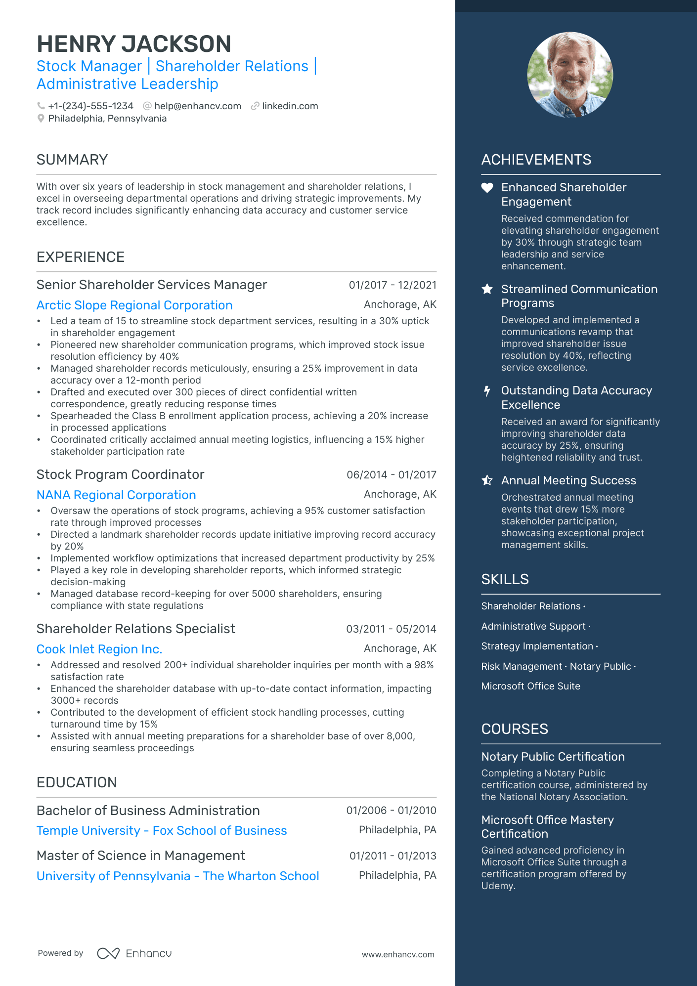 5 Stock Manager Resume Examples & Guide for 2024