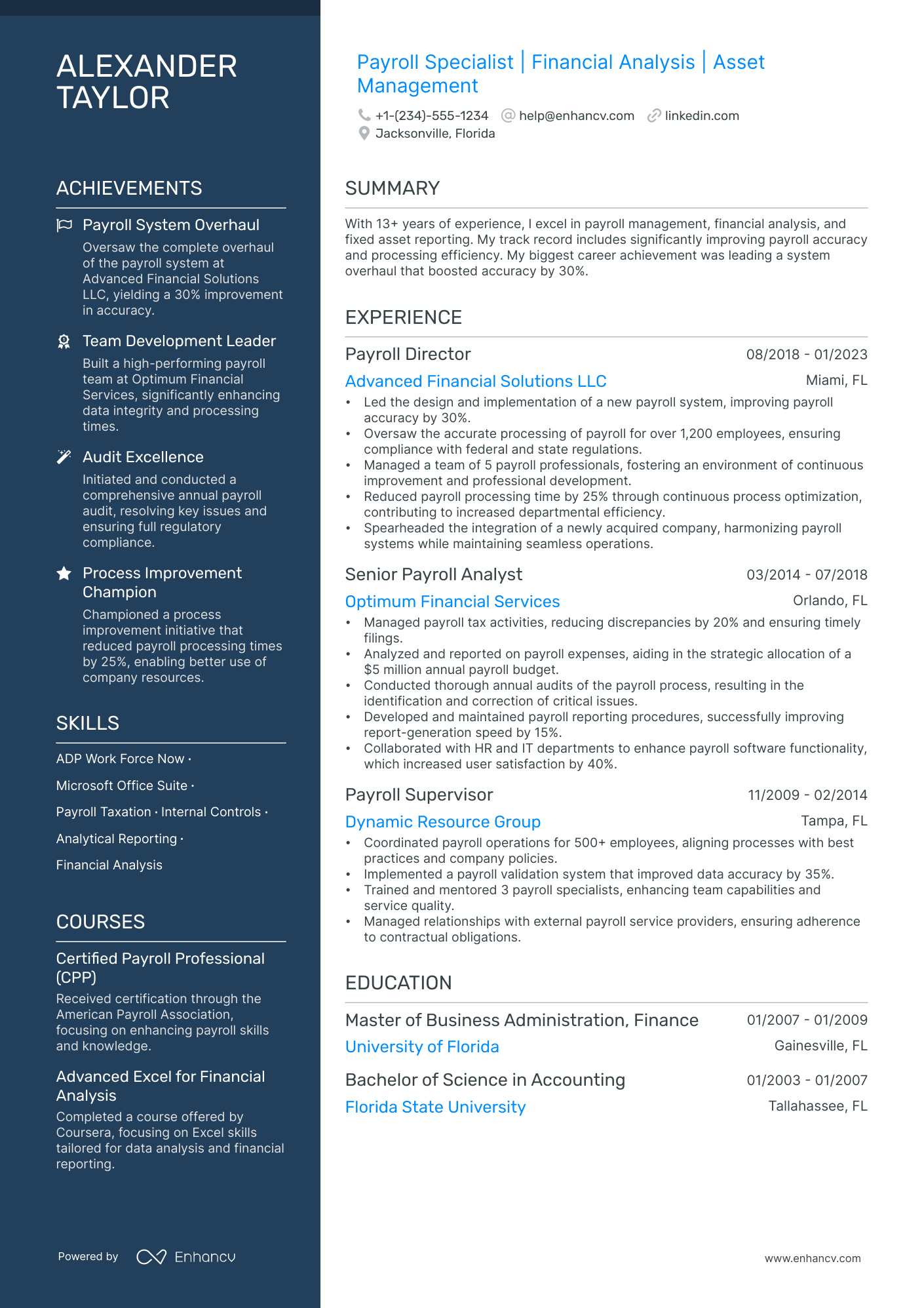 5 Asset Manager Resume Examples & Guide For 2024