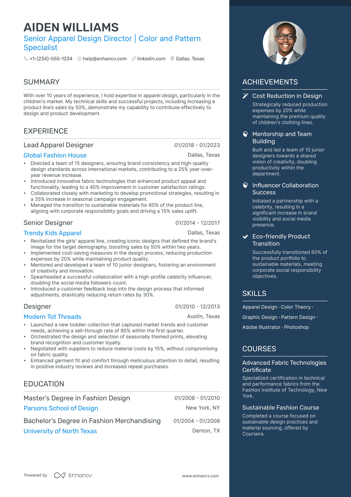 5 Design Director Resume Examples & Guide for 2024