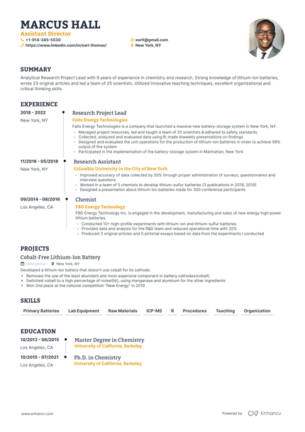 8 Academic Resume Examples & Guide for 2023