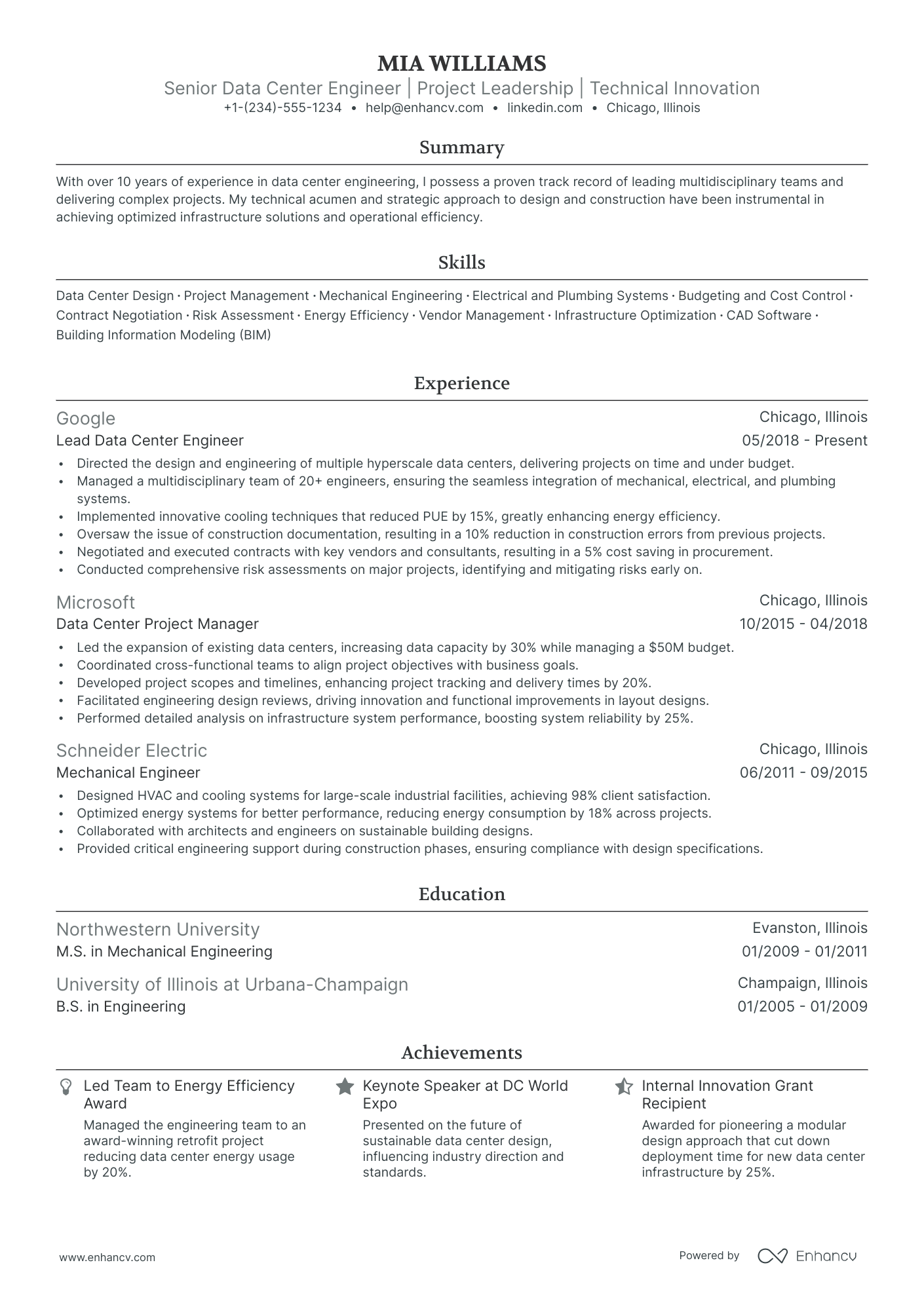 5 Engineering Program Manager Resume Examples & Guide for 2024