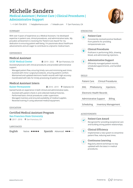 5 Medical Assistant Resume Examples & Guide for 2025