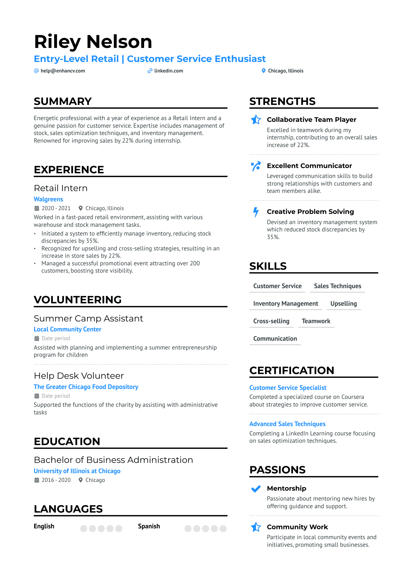 21 Retail Resume Examples & Guide for 2024