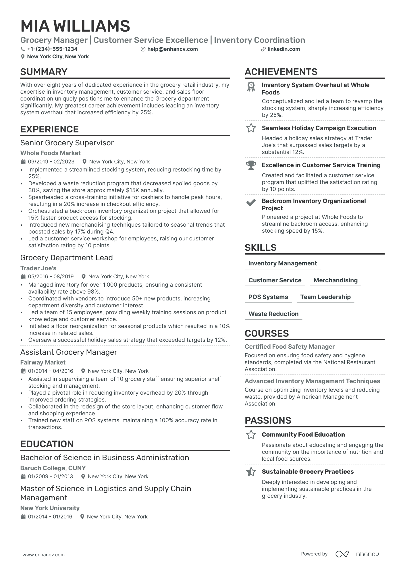 21 Retail Resume Examples & Guide for 2024