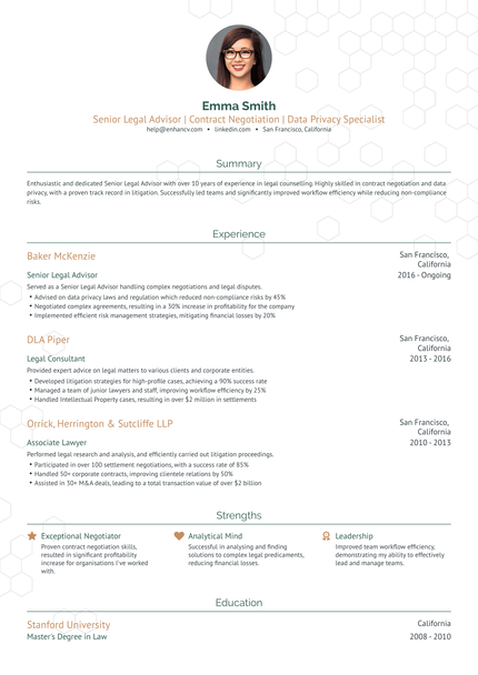 11 Attorney Resume Examples & Guide For 2024