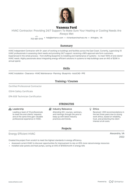 5 Contractor Resume Examples & Guide for 2024