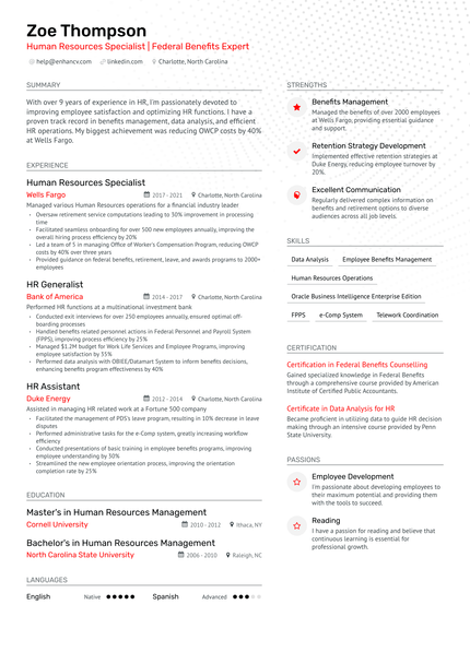 20 Human Resources Resume Examples & Guide for 2024