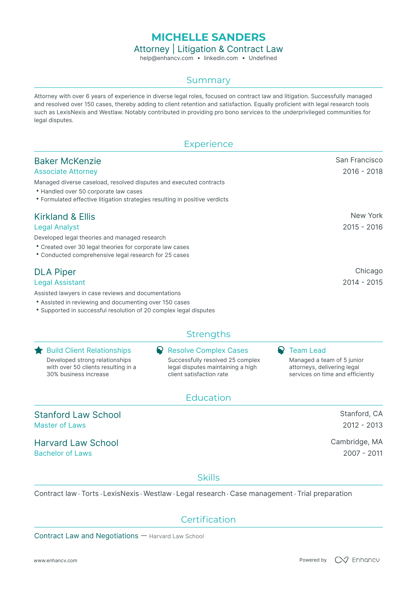 5 Entry-level Attorney Resume Examples & Guide for 2024