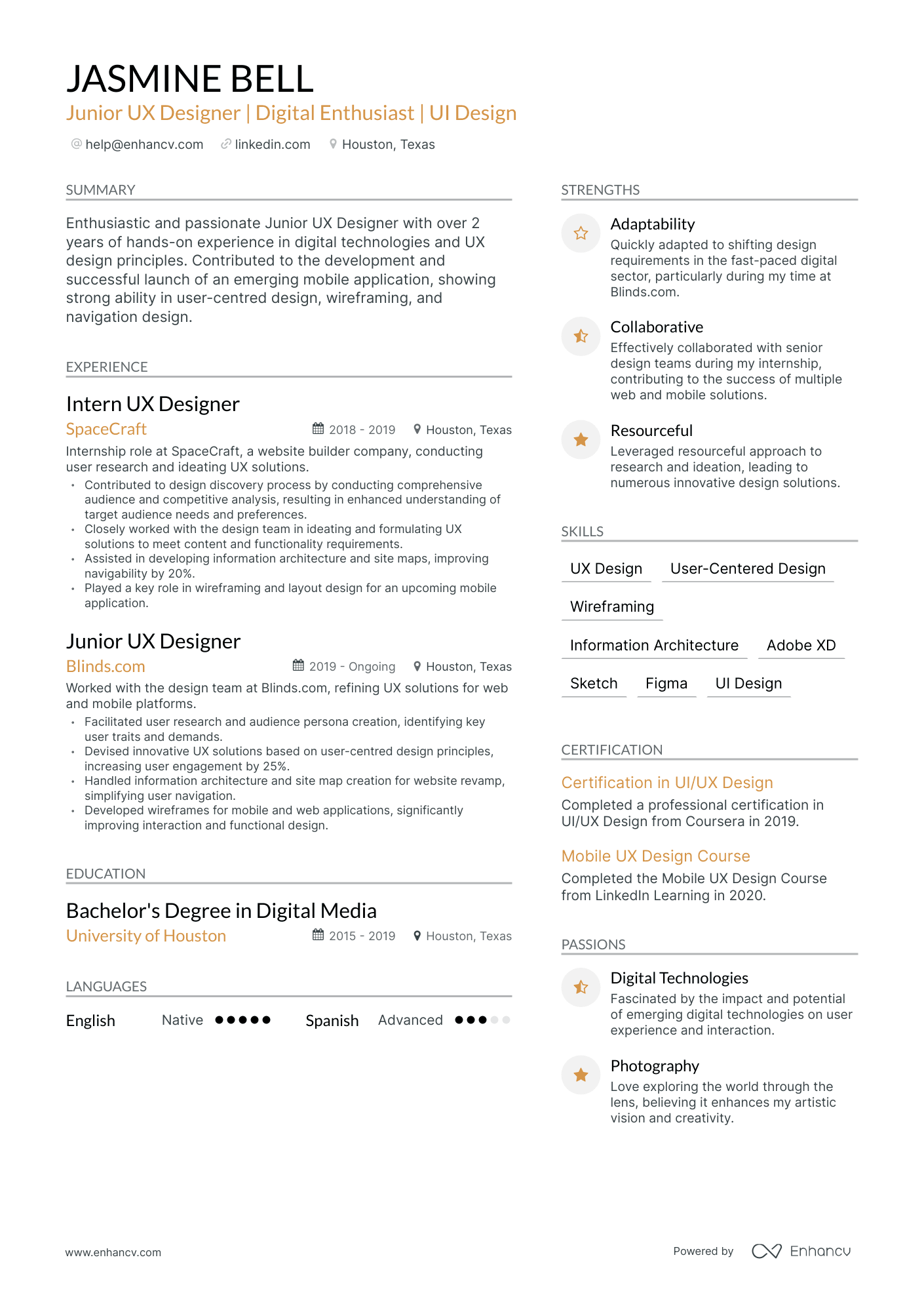 5 Junior UX Designer Resume Examples & Guide for 2024