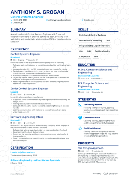 7 Systems Engineer Resume Examples & Guide for 2024