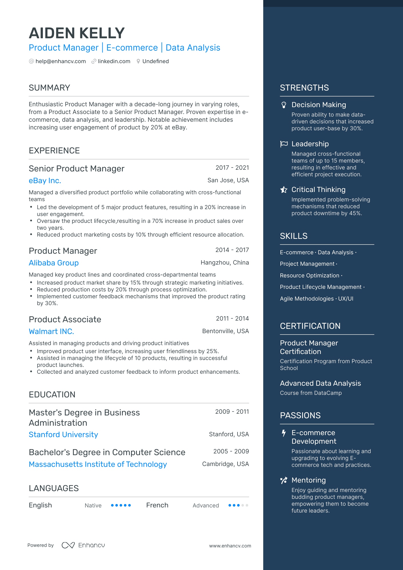 5 Amazon Product Manager Resume Examples & Guide For 2024