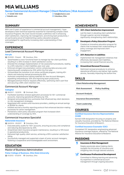 21 Account Manager Resume Examples & Guide for 2025