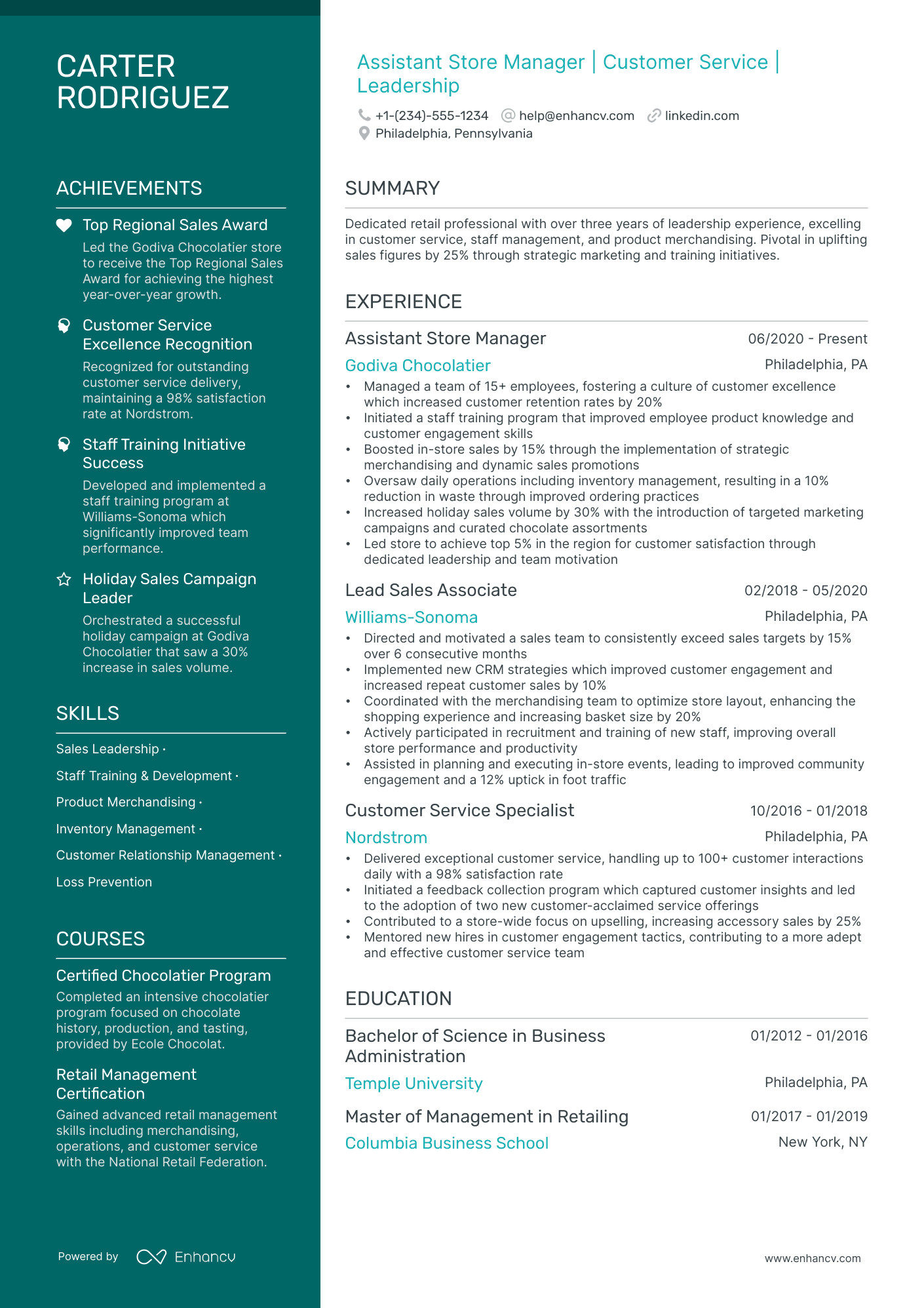 5 Deputy Manager Resume Examples & Guide for 2024