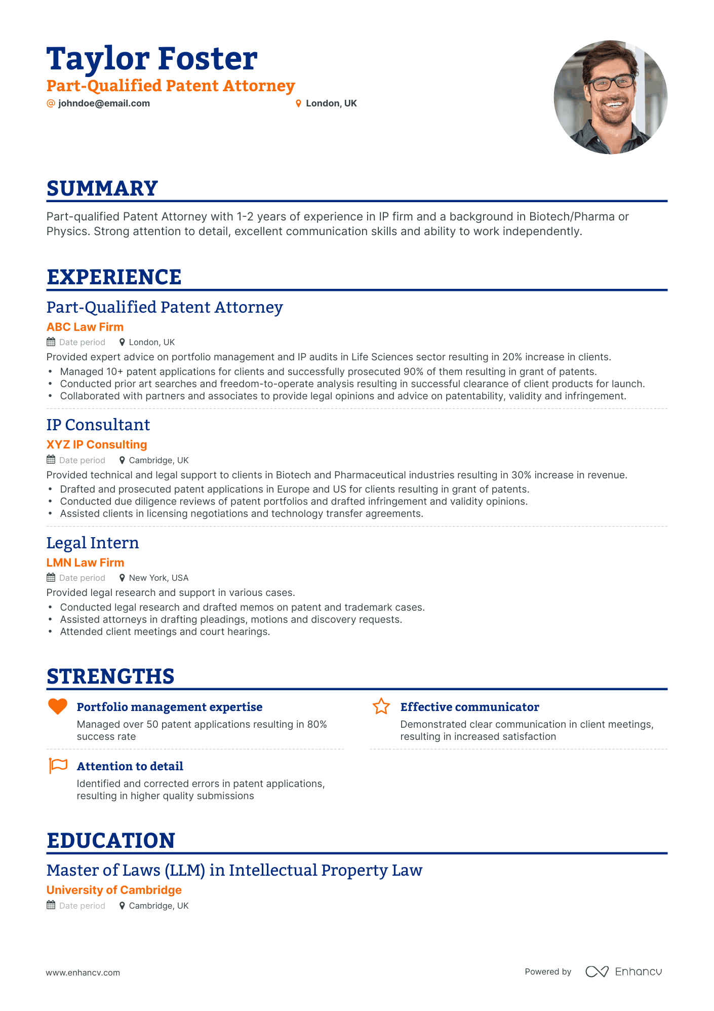 10 Attorney Resume Examples & Guide for 2023