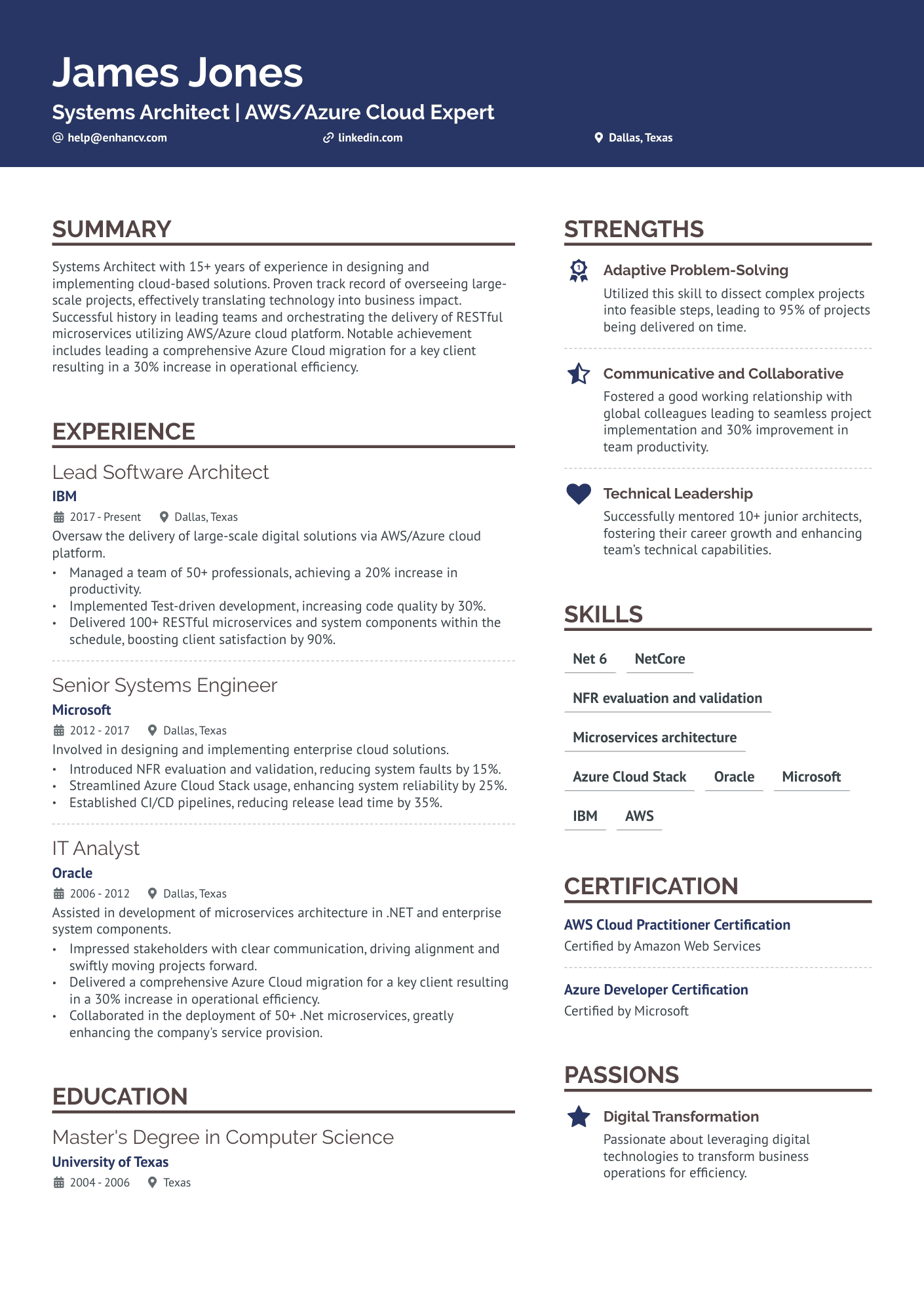 9 AWS Resume Examples & Guide for 2024