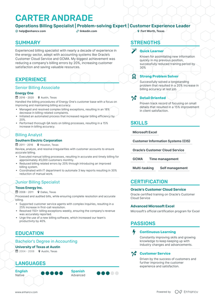 5 Billing Specialist Resume Examples Guide For 2024   AHR0cHM6Ly9jZG4uZW5oYW5jdi5jb20vcHJlZGVmaW5lZC1leGFtcGxlcy9CcmlZM25nU1UwS0dwR1BuaUxUNVlFYlZha2o0WVJFOWNabVBqdHE3L2ltYWdlLnBuZw~~. 