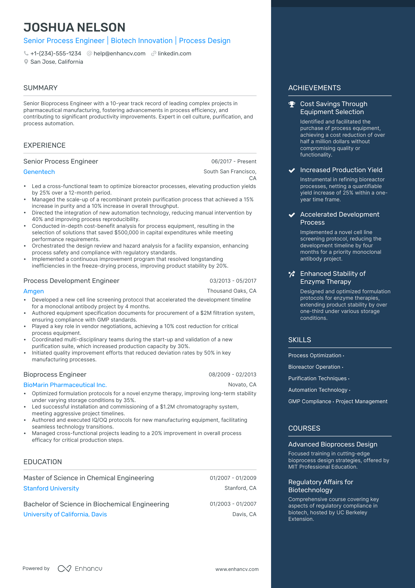 5 Process Engineer Resume Examples & Guide for 2024