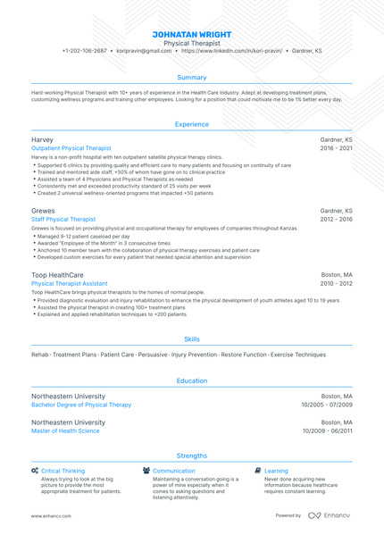 5 Physical Therapist Resume Examples Guide For 2024   AHR0cHM6Ly9jZG4uZW5oYW5jdi5jb20vcHJlZGVmaW5lZC1leGFtcGxlcy9DRnp6bHN1YmFINnh6NWhNVXhpalpmSkYzZURBR3hUZGVORnpwWFpYL2ltYWdlLnBuZw~~. 