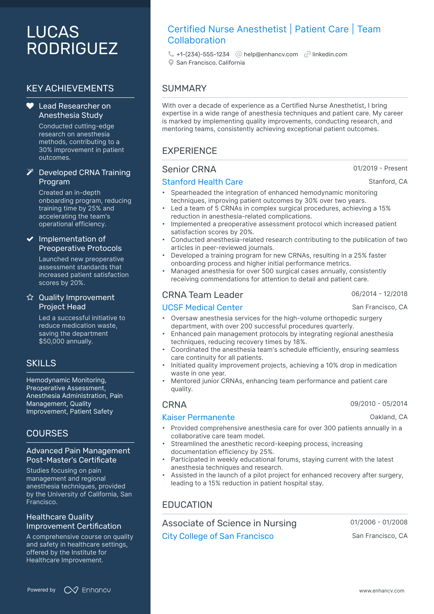10 Nurse Anesthetist Resume Examples - AHR0cHM6Ly9jZG4uZW5oYW5jdi5jb20vcHJlZGVmaW5lZC1leGFtcGxlcy9DS0dnVjdUdkhNN1ljSlhXNmhTTXdNeG10cWNJbUJLbk13QmlGSlV0L2ltYWdlLnBuZw~~ 