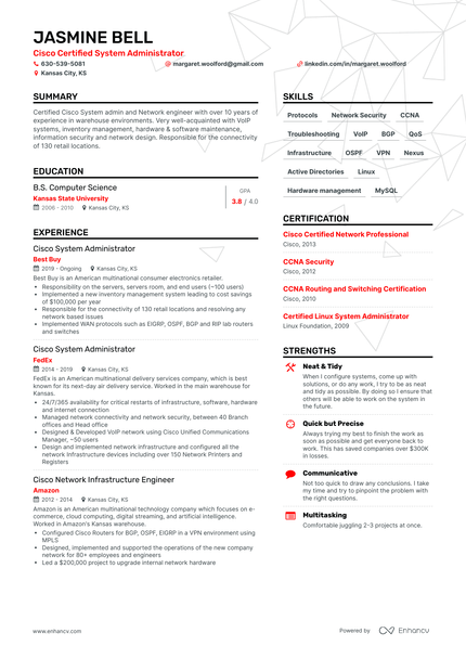 8 System Administrator Resume Examples & Guide for 2023