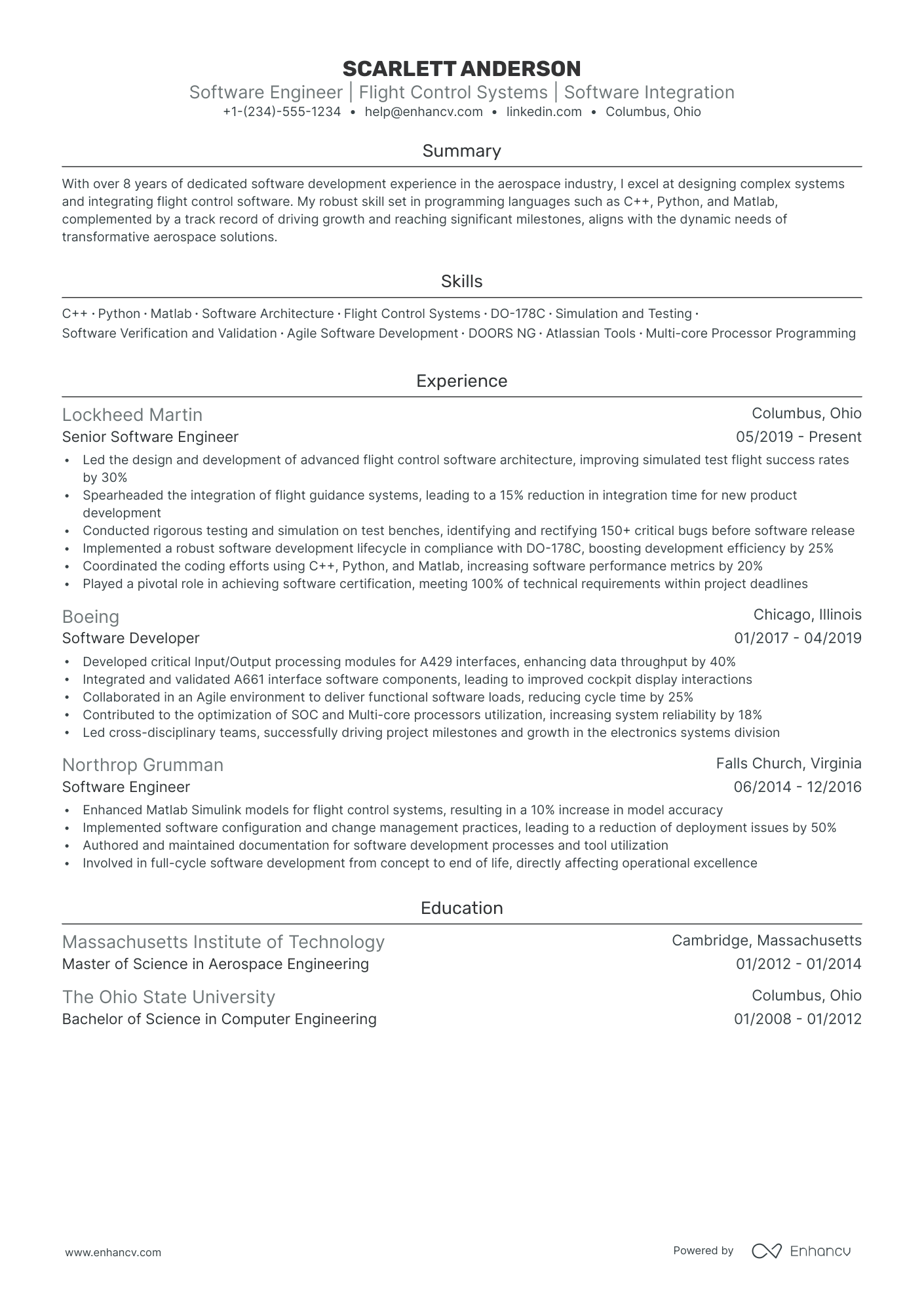 5 Embedded Software Engineer Resume Examples & Guide for 2024