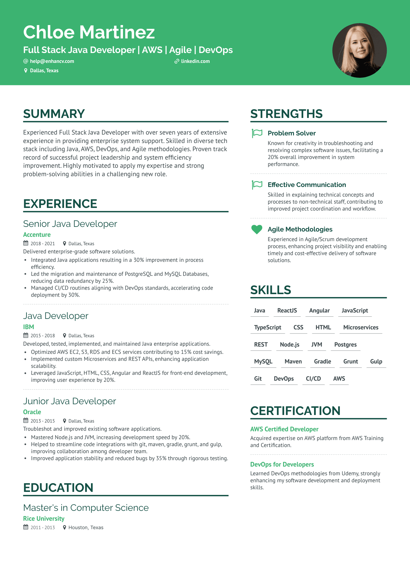 11 Full Stack Developer Resume Examples & Guide for 2024