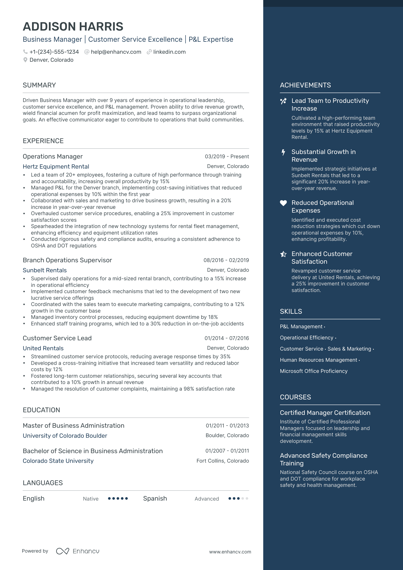 5 Manager In Training Resume Examples & Guide for 2024