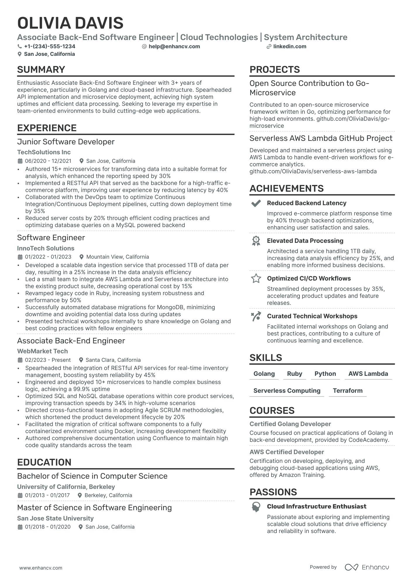 18 Software Engineer Resume Examples & Guide for 2024