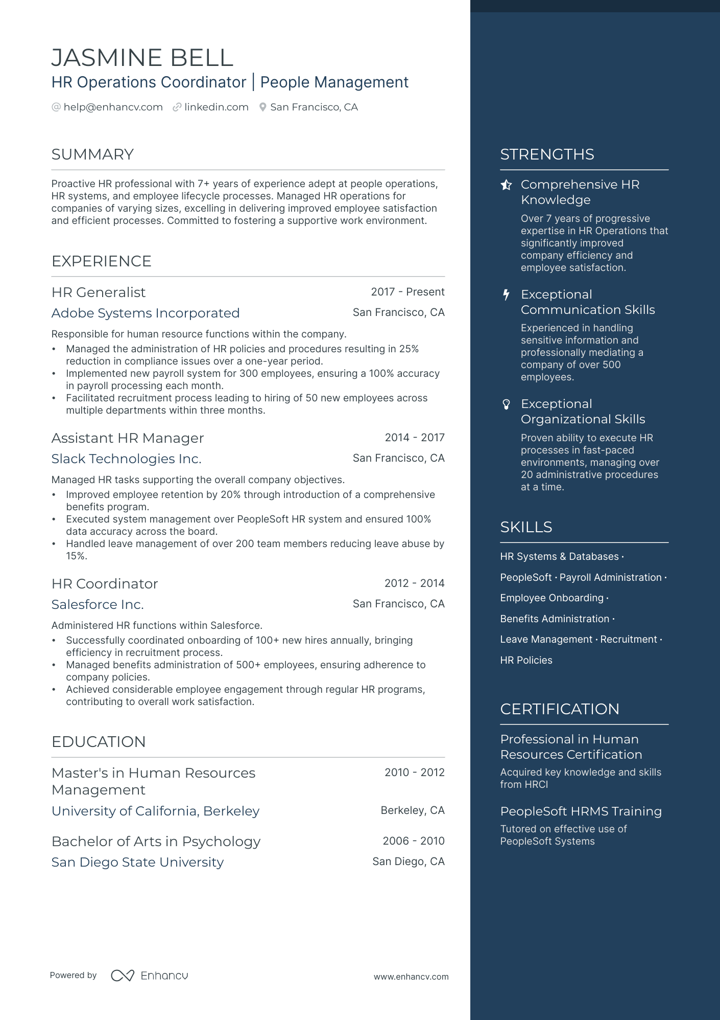 5 Human Resources Coordinator Resume Examples & Guide for 2024