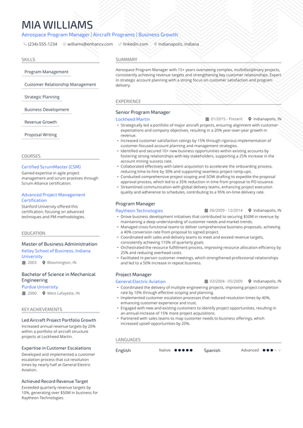 17 Program Manager Resume Examples & Guide for 2026