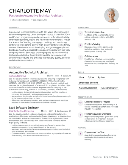 5 Automotive Engineering Resume Examples & Guide for 2024