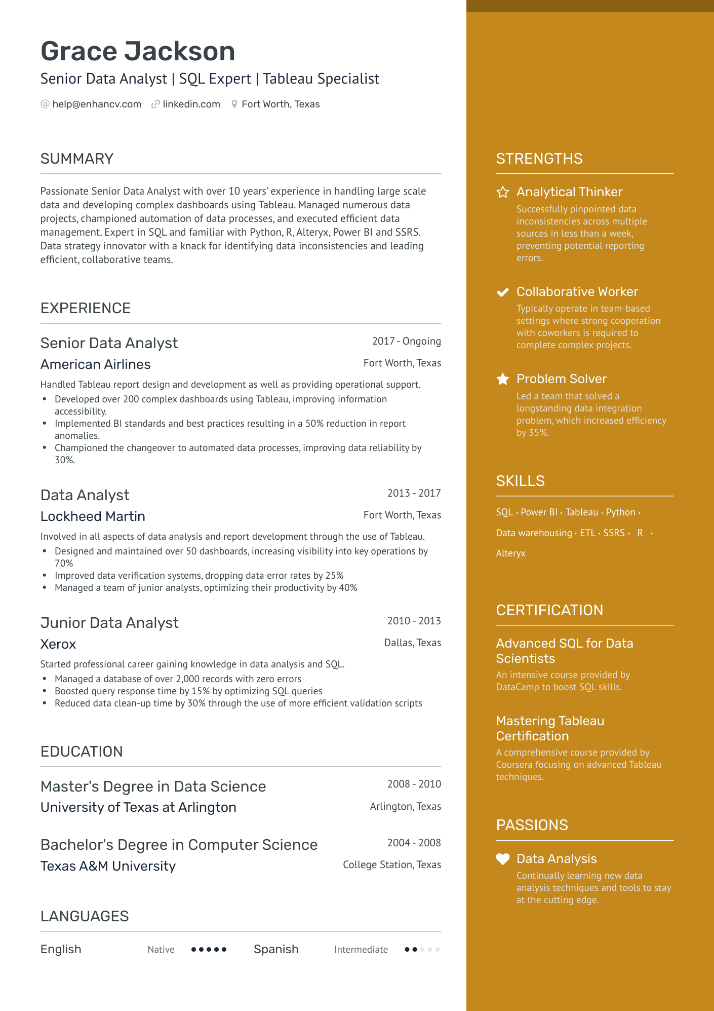 6 Power BI developer Resume Examples & Guide for 2024