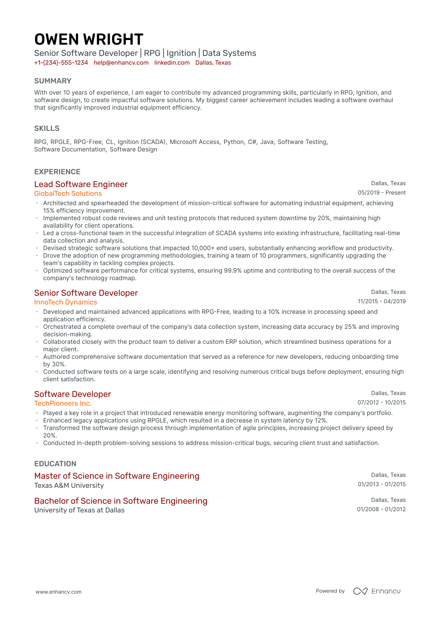 5 Software Analyst Resume Examples & Guide for 2024