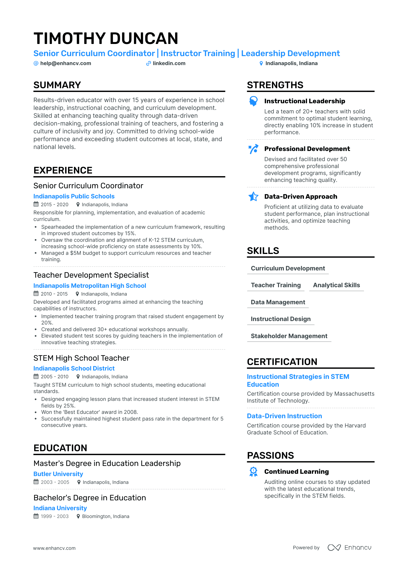 8 Academic Resume Examples & Guide for 2024