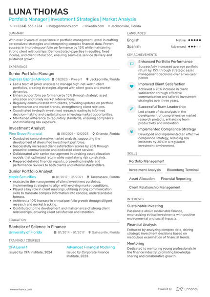 27 Investment Manager Resume Examples & Guide for 2026