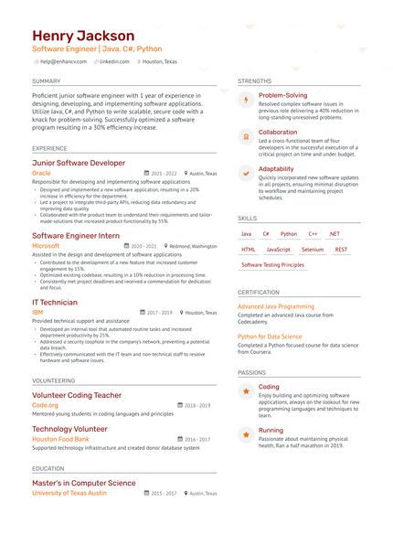 18 Software Engineer Resume Examples & Guide for 2024