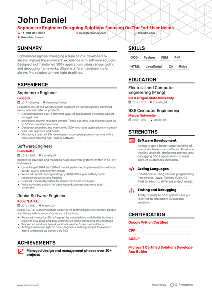 23 Engineering Resume Examples & Guide For 2024