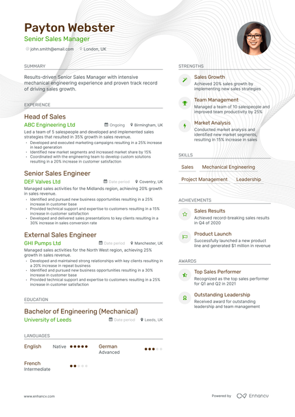 23 Sales Manager Resume Examples & Guide for 2024