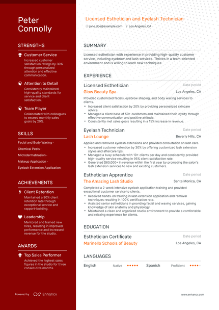 12 Esthetician Resume Examples Guide For 2024   AHR0cHM6Ly9jZG4uZW5oYW5jdi5jb20vcHJlZGVmaW5lZC1leGFtcGxlcy9IaUR5VXBqOUthVURiODdxMUpyclFJTjRmS1BaMldQVWQ3MEFCSHBJL2ltYWdlLnBuZw~~. 