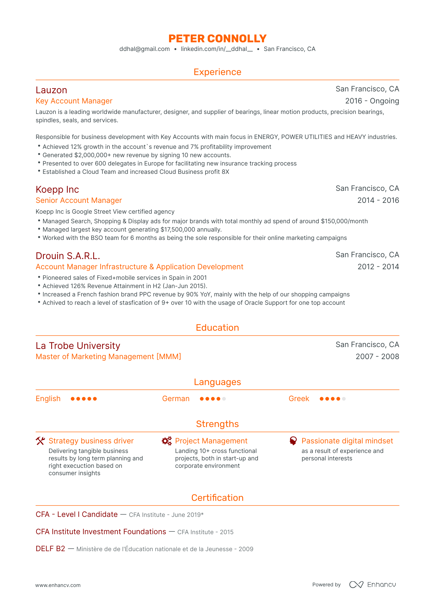 21 Account Manager Resume Examples & Guide for 2023