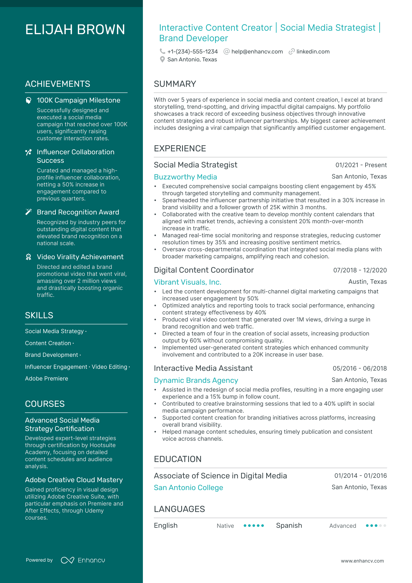 5 Interactive Designer Resume Examples & Guide for 2024