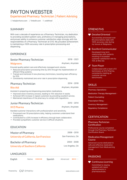 5 CVS Pharmacy Technician Resume Examples Guide For 2024   AHR0cHM6Ly9jZG4uZW5oYW5jdi5jb20vcHJlZGVmaW5lZC1leGFtcGxlcy9KT3BPdmZjS1lwcHRxUHp2Zk5oOHlBRm0xRTNFWGNGRnczUEFkSjYwL2ltYWdlLnBuZw~~. 