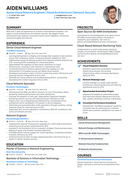 15 Network Engineer Resume Examples & Guide for 2025