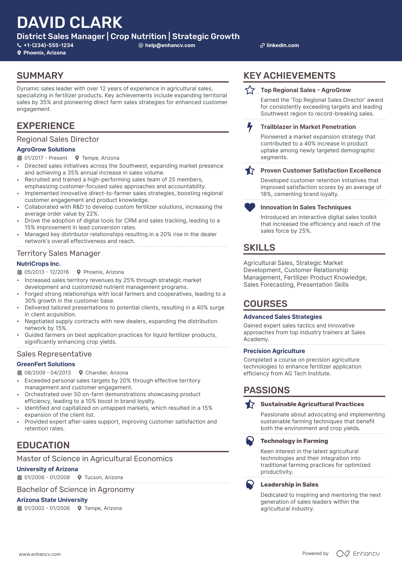 10 District Sales Manager Resume Examples & Guide for 2026