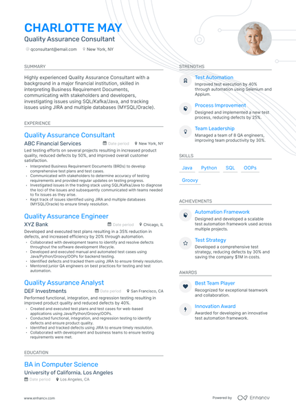 8 Quality Manager Resume Examples & Guide for 2024