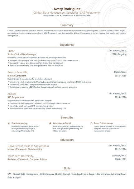 10 Programmer Resume Examples & Guide for 2024